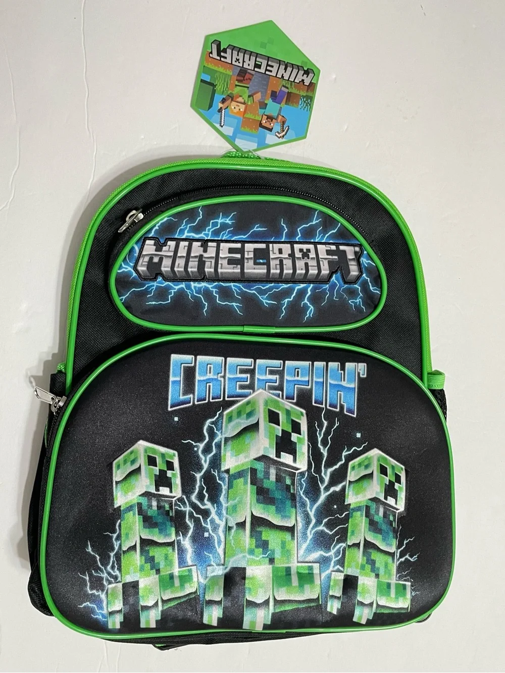 Small Backpack - Minecraft Creeper Creepin' 3D Pop-Up 12